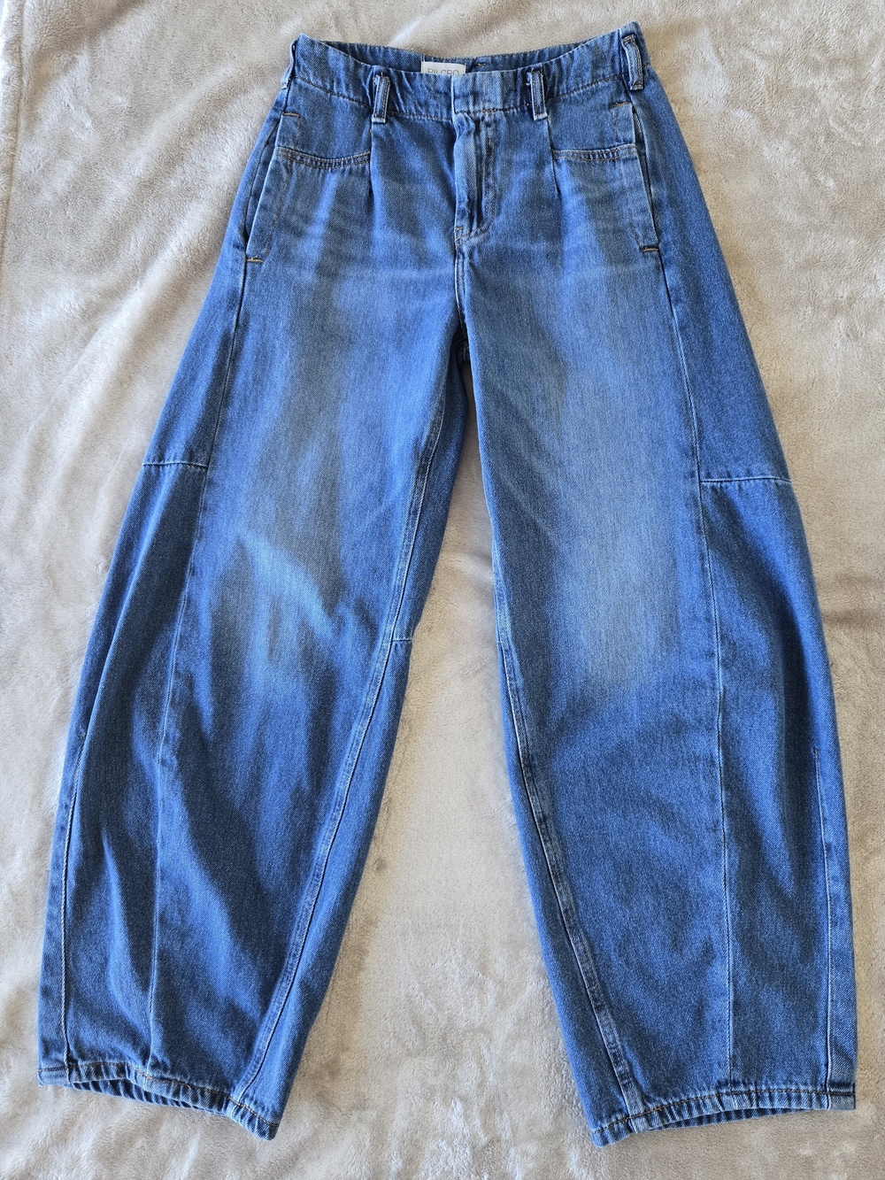 Anthropologie Pilcro "The Georgia" Full-Length High-Rise Barrel Jeans